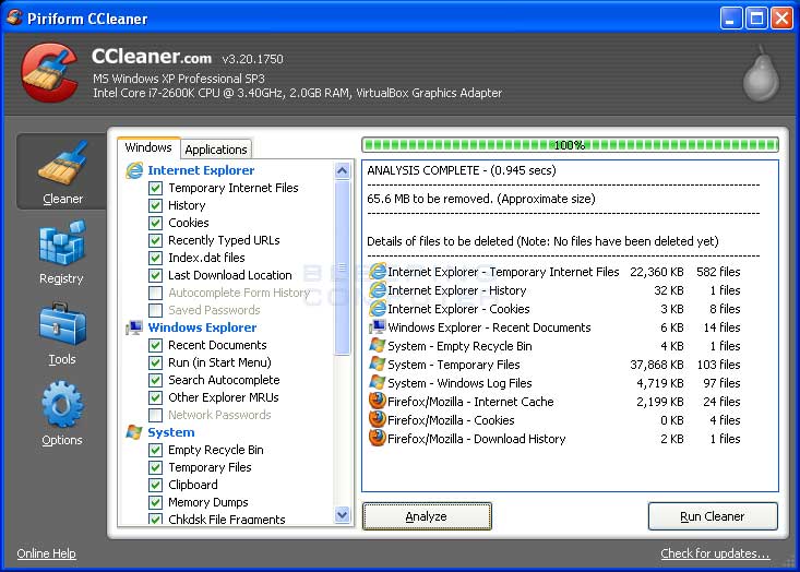 ccleaner portable windows xp 32 bit
